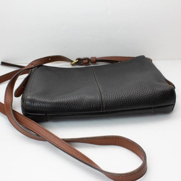 Fossil Bags Vintage Rare Fossil Gemna Organizer Black Crossbody